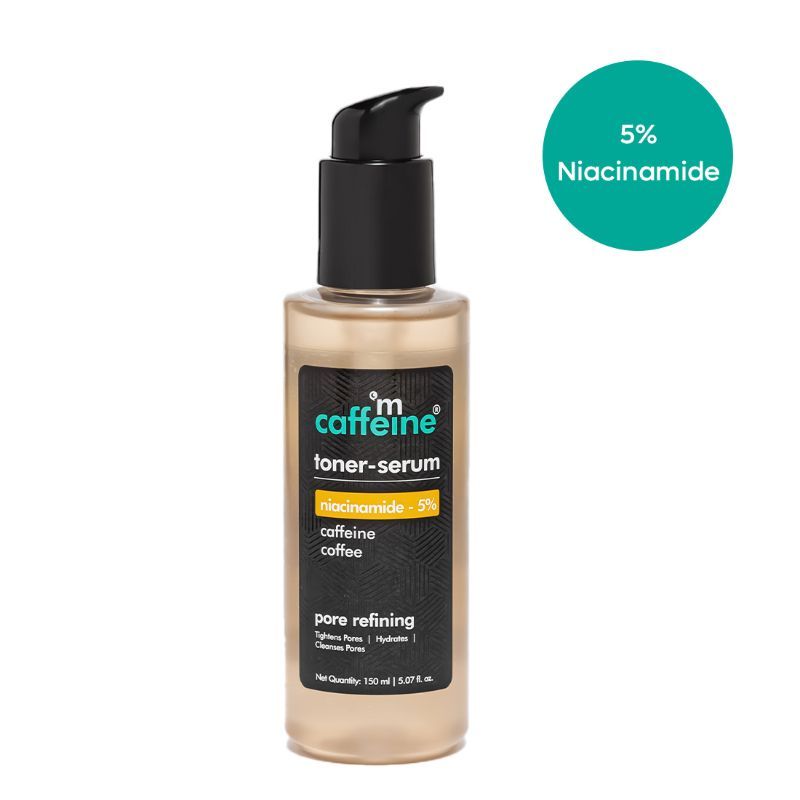 MCaffeine 5% Niacinamide 2in1 Toner-Serum with Coffee for Pore Tightening Fades Blemishes