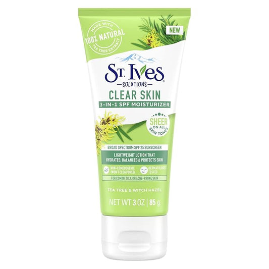 Clear Skin 3-In-1 SPF 25 Face Moisturizer