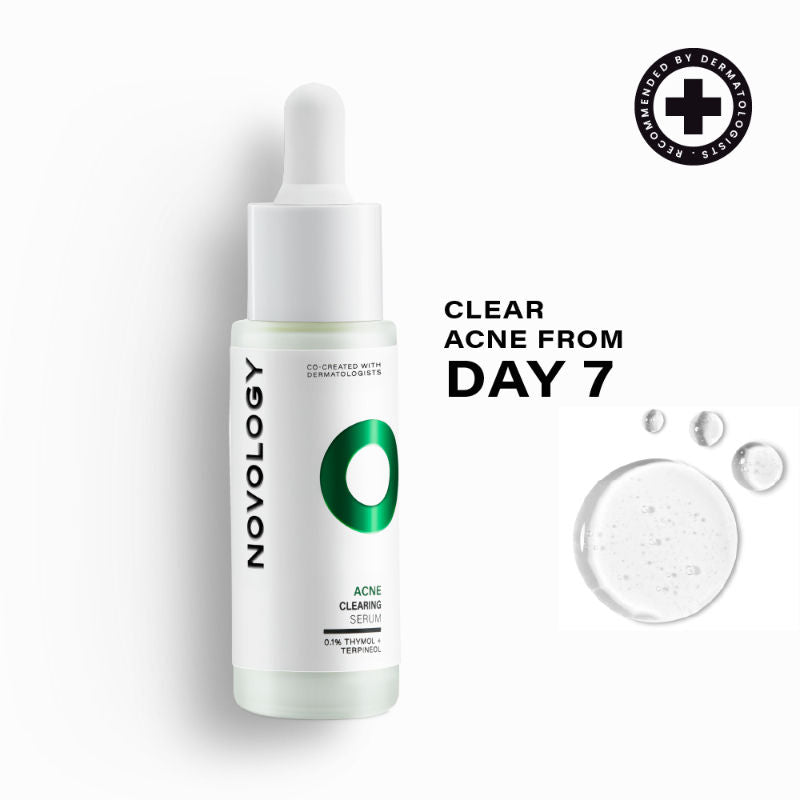 Novology Acne Clearing Serum with Thymol And Terpineol, Non Drying, Non Irritating