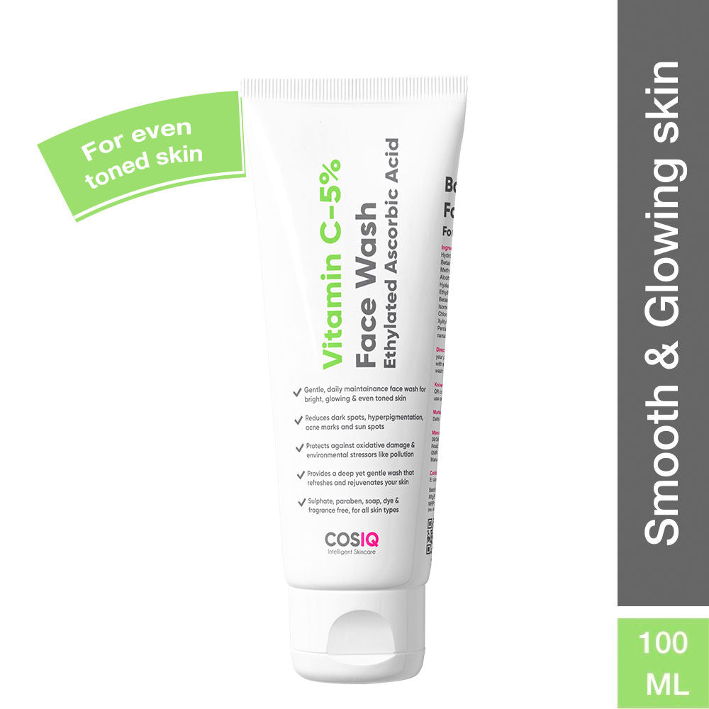 Cos-IQ Vitamin C-5% Brightening And Glow Face Wash