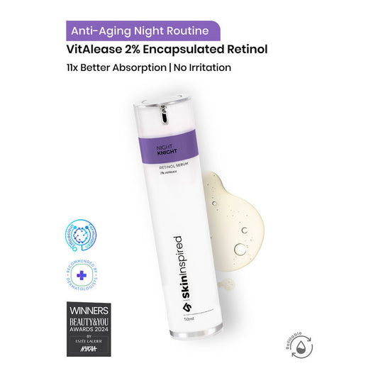 SkinInspired Night Knight Retinol 2% Vitalease Face Serum