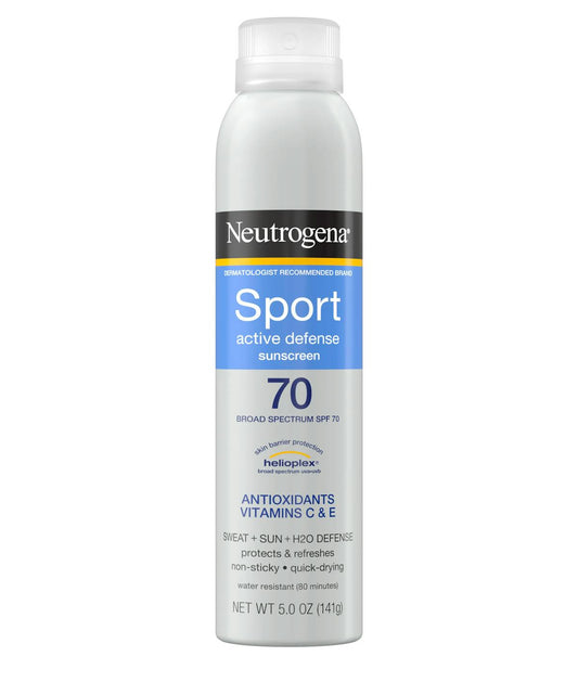 Neutrogena® Sport Active Defense With Broad Spectrum SPF 70 Sunscreen Spray