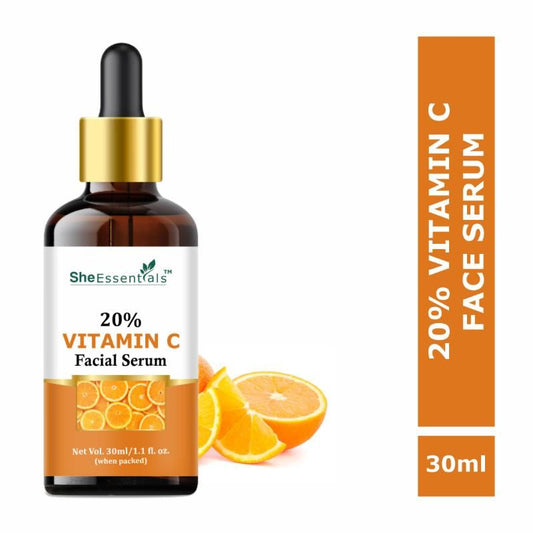 She Essentials 10% Vitamin C Face Serum For Skin Radiance & Brightening