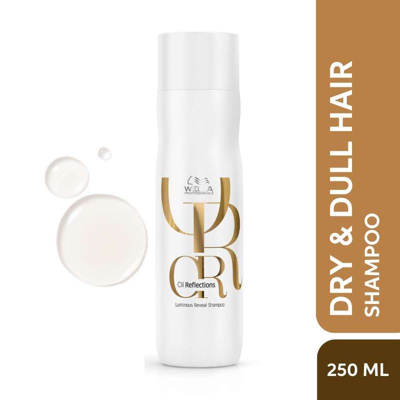 Wella Professionals Oil Reflections Luminous Reboost Shampoo with Camellia Oil for Shiny Hair