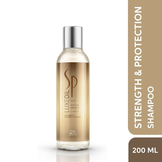 SP LuxeOil Keratin Protect Shampoo with Argan, Jojoba & Almond Oils for Smooth Hair
