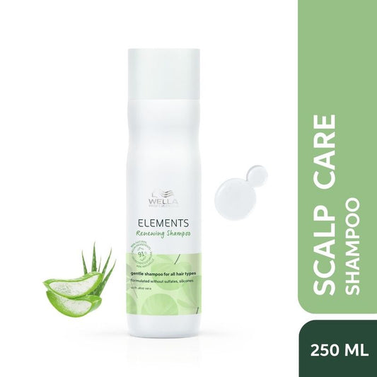 Wella Professionals Elements Renewing Sulfate & Paraben-Free Shampoo For Frizz-Free Hair With Aloe Vera