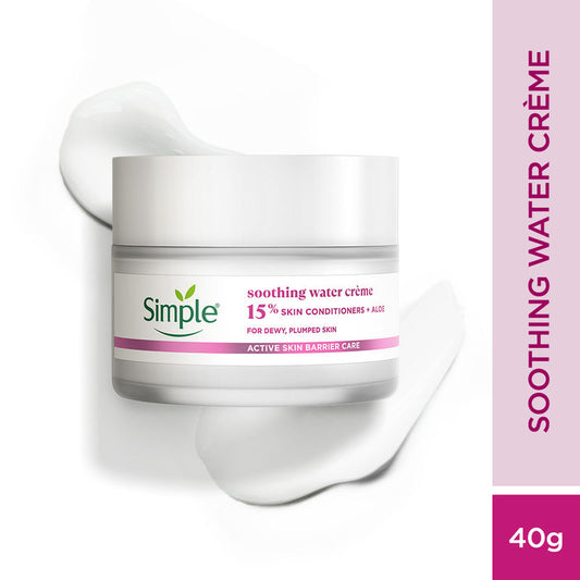 Simple Barrier Repair Soothing Water Creme With 6% Ceramide Boosters And Aloe Vera