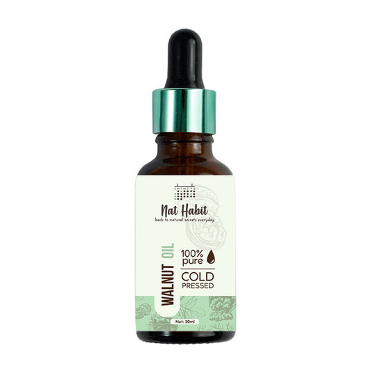 Nat Habit 100% Pure Cold Pressed Walnut Hair & Skin Oil