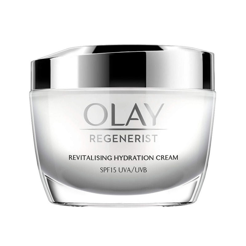 Olay Regenerist Revilatising Hydration Day Cream With Spf 15 For Plump Skin With Niacinamide