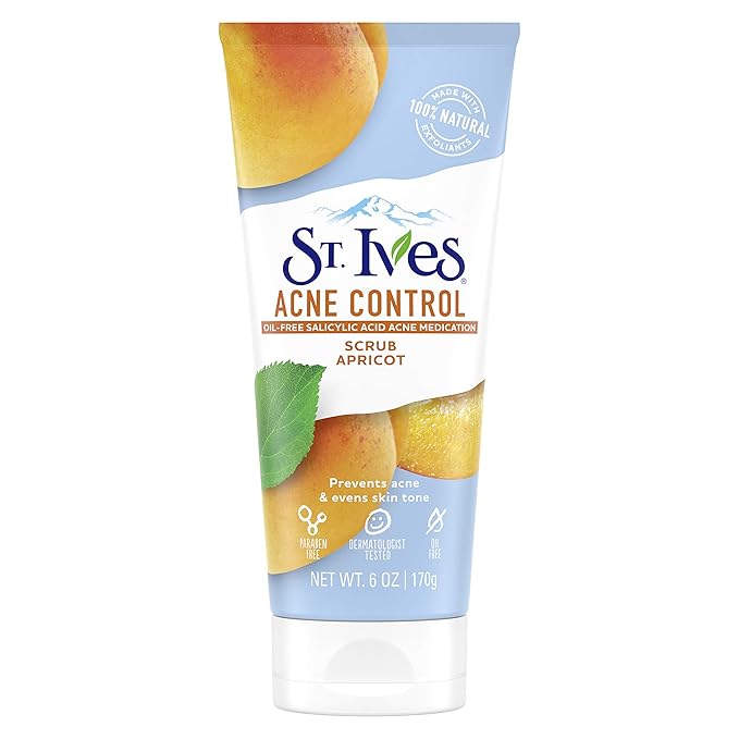 Acne Control Apricot Face Scrub