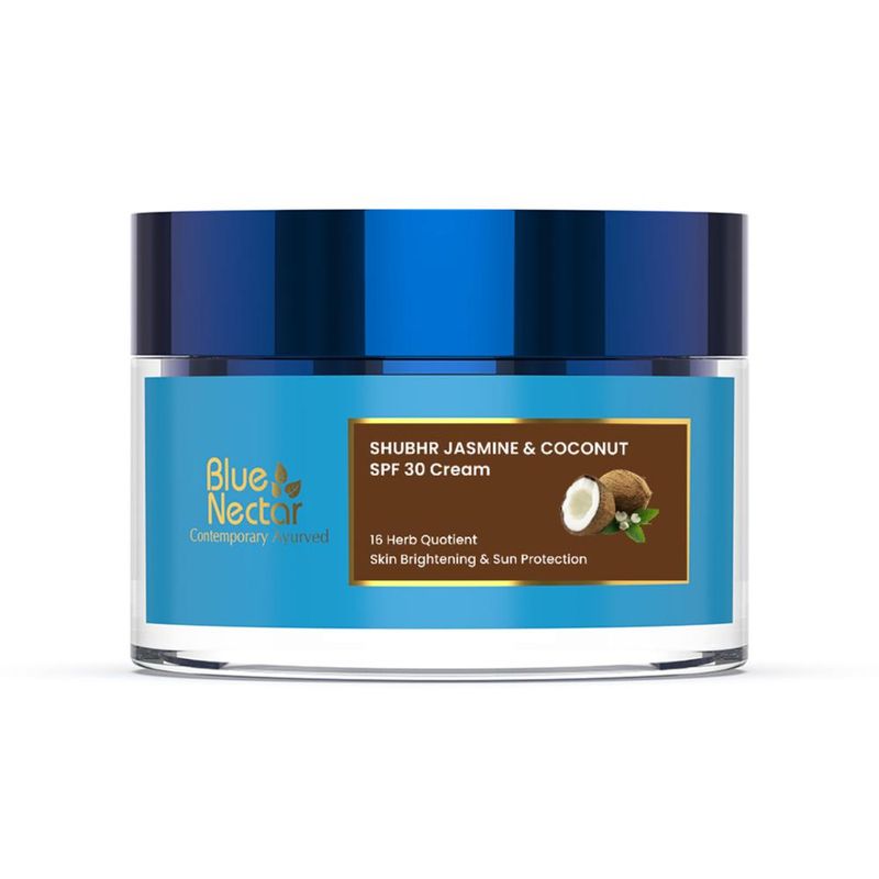 Blue Nectar Shubhr Jasmine & Coconut SPF 30 Face Sunscreen