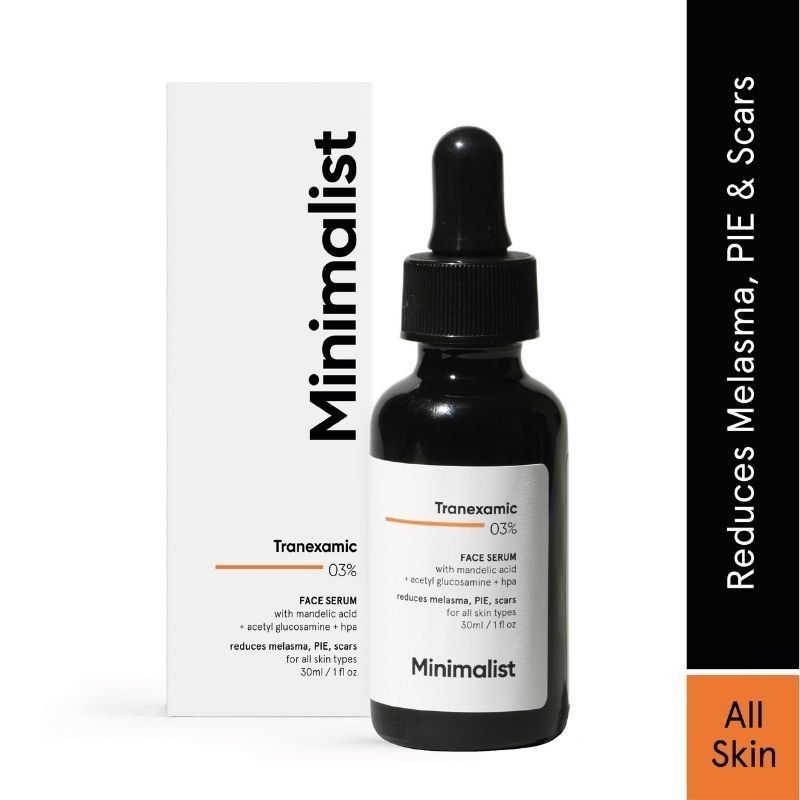 Minimalist 3% Tranexamic Acid Face Serum For Melasma- Acne Scars- Hyperpigmentation Or Erythema (PIH/PIE)