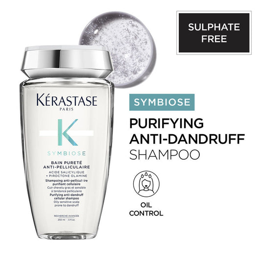 Kerastase Symbiose Purete Anti-Dandruff Shampoo For Oily Sensitive Scalp With Salicylic Acid