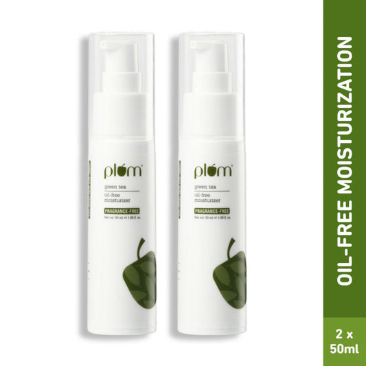 Plum Green Tea Oil-Free Moisturizer With Niacinamide - Pack Of 2