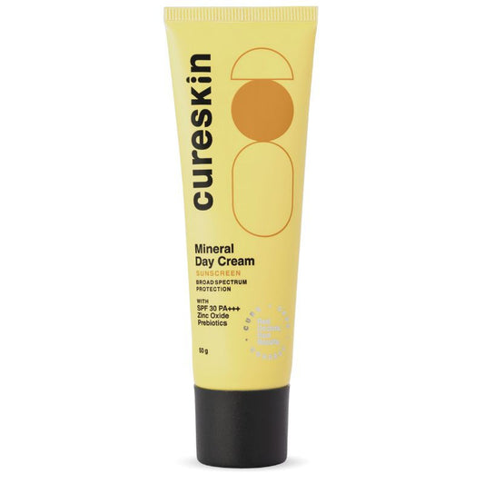 Cureskin Mineral Sunscreen Day Cream Matte Finish SPF 30 PA+++ Broad Spectrum UVA, UVB & IR