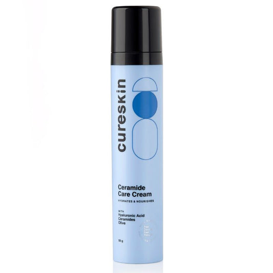 Cureskin Ceramide Care Cream SPF 40 PA+++ Anti-Aging & Skin Barrier Strengthening Moisturiser