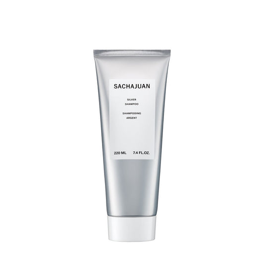 Sachajuan Silver Shampoo Neutralizes Yellow Tones With Uv Protection Add Volume Shine With Red Algae