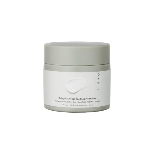 Gabit Salicylic Acid & Green Tea Face Moisturiser For Acne, Blackheads & Open Pores
