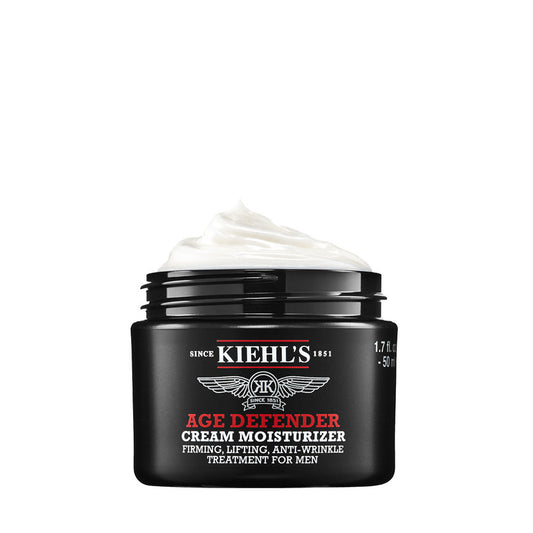 Kiehl's Age Defender Moisturizer Cream for Men With Caffeine & Linseed Extract