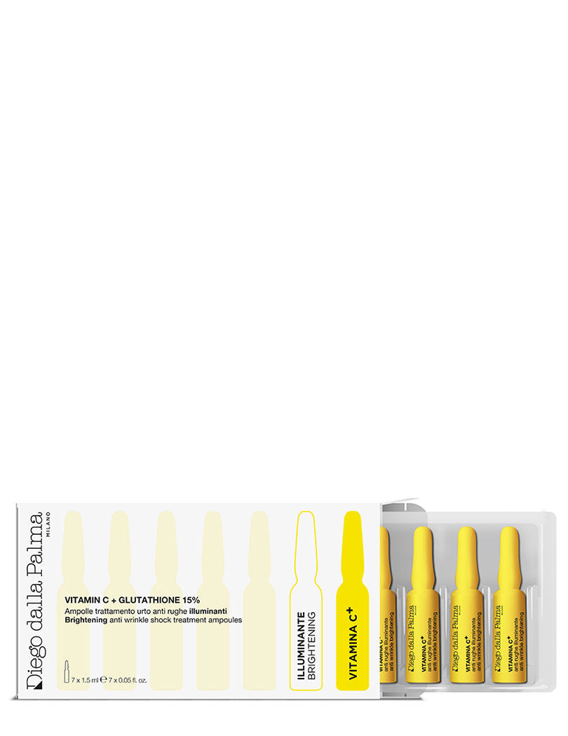 Diego dalla Palma Milano Vitamin C & Glutathione 15% Brightening Anti Wrinkle Treatment Ampoules