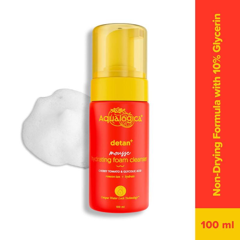 Aqualogica Detan+ Mousse Hydrating Foam Cleanser