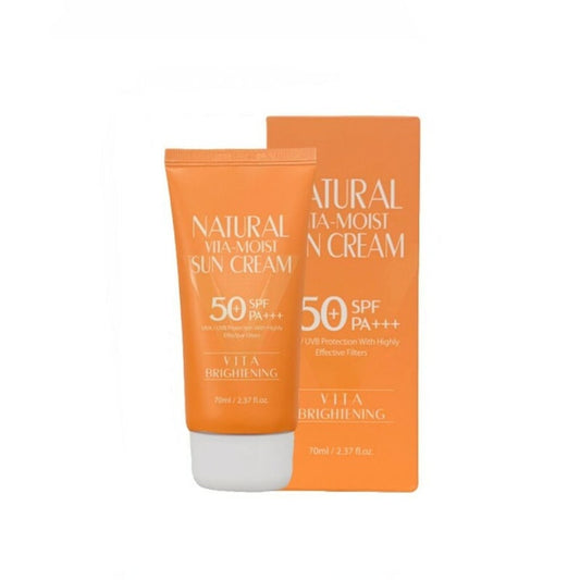 3W Clinic Natural Vita-Moist Sun Cream Vita Brightening Pa+++ Spf 50 70Ml