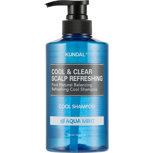 Kundal Cool & Clear Scalp Refreshing ShampooAqua Mint 500ml