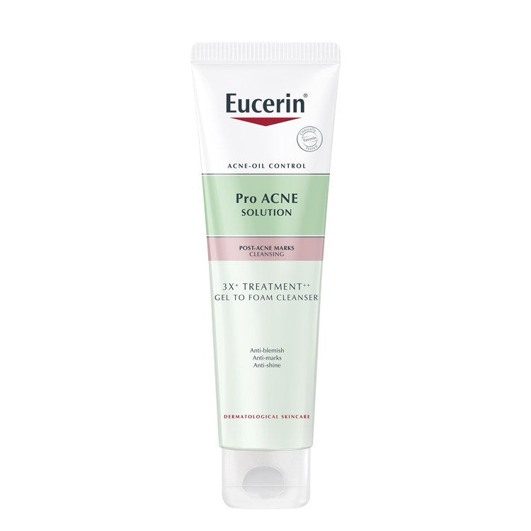Eucerin Pro Acne Solution Triple Effect Gel To Foam Cleanser 150Ml