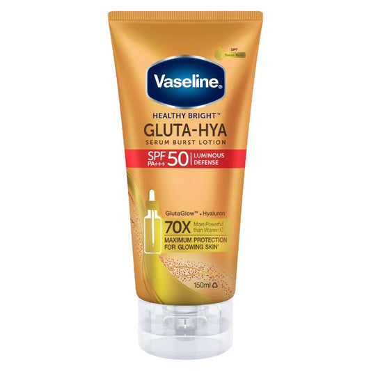 Vaseline Healthy Bright Gluta-Hya Serum Burst Lotion Luminous Defence Spf50 150Ml