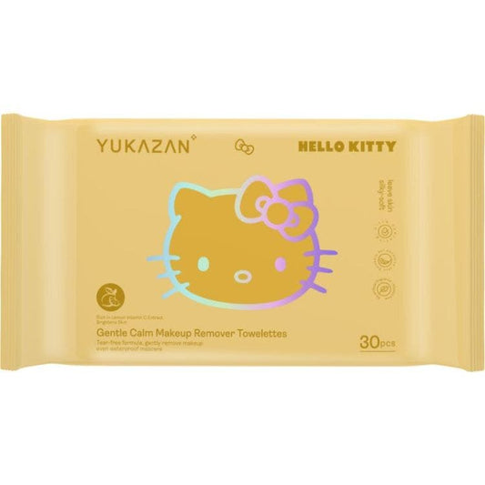 Yukazan Hello Kitty Gentle Calm Makeup Remover Towelettes Rich In Vitamin C 30S