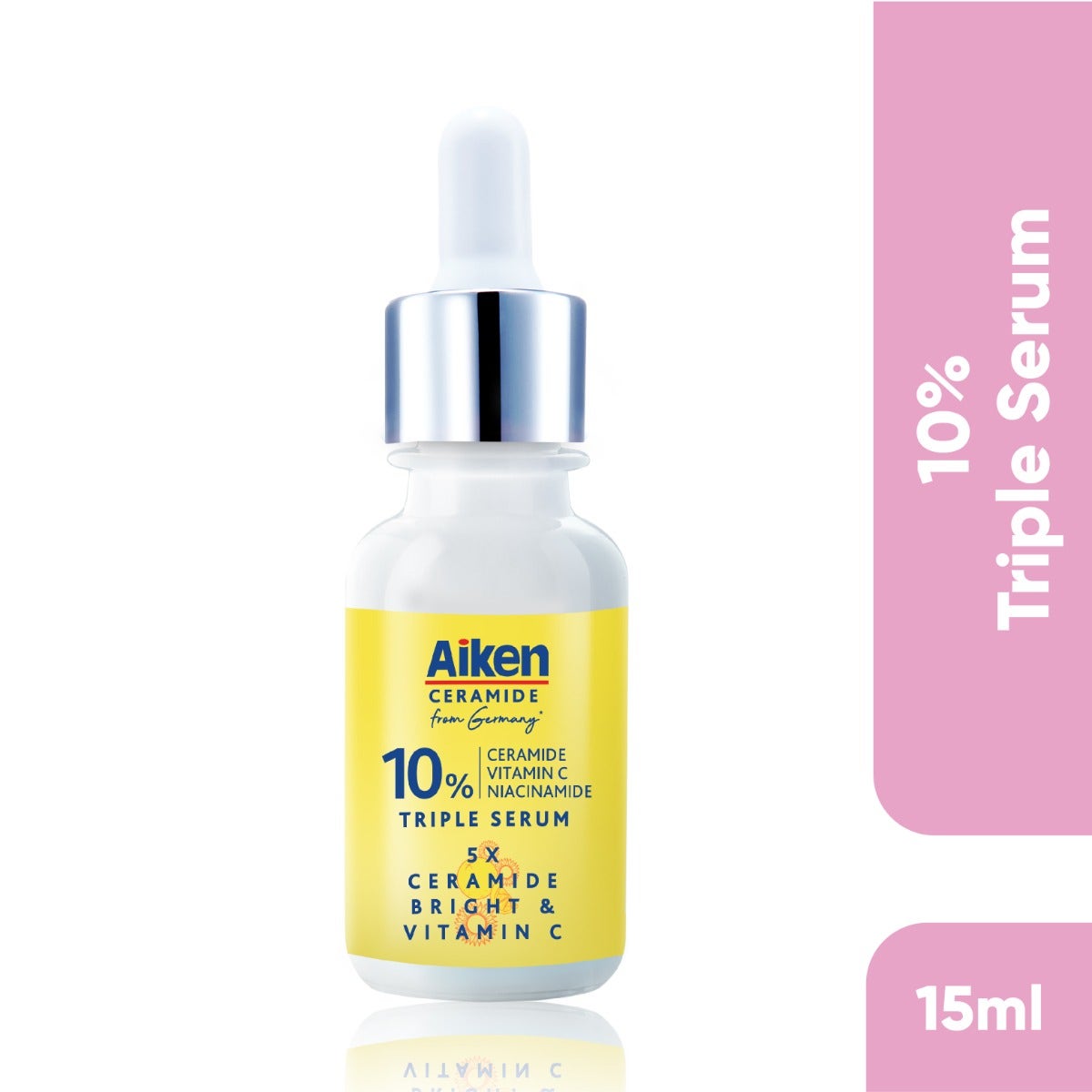 Aiken Vitamin C 5X Ceramide Bright With Niacinamide Triple Serum 15Ml