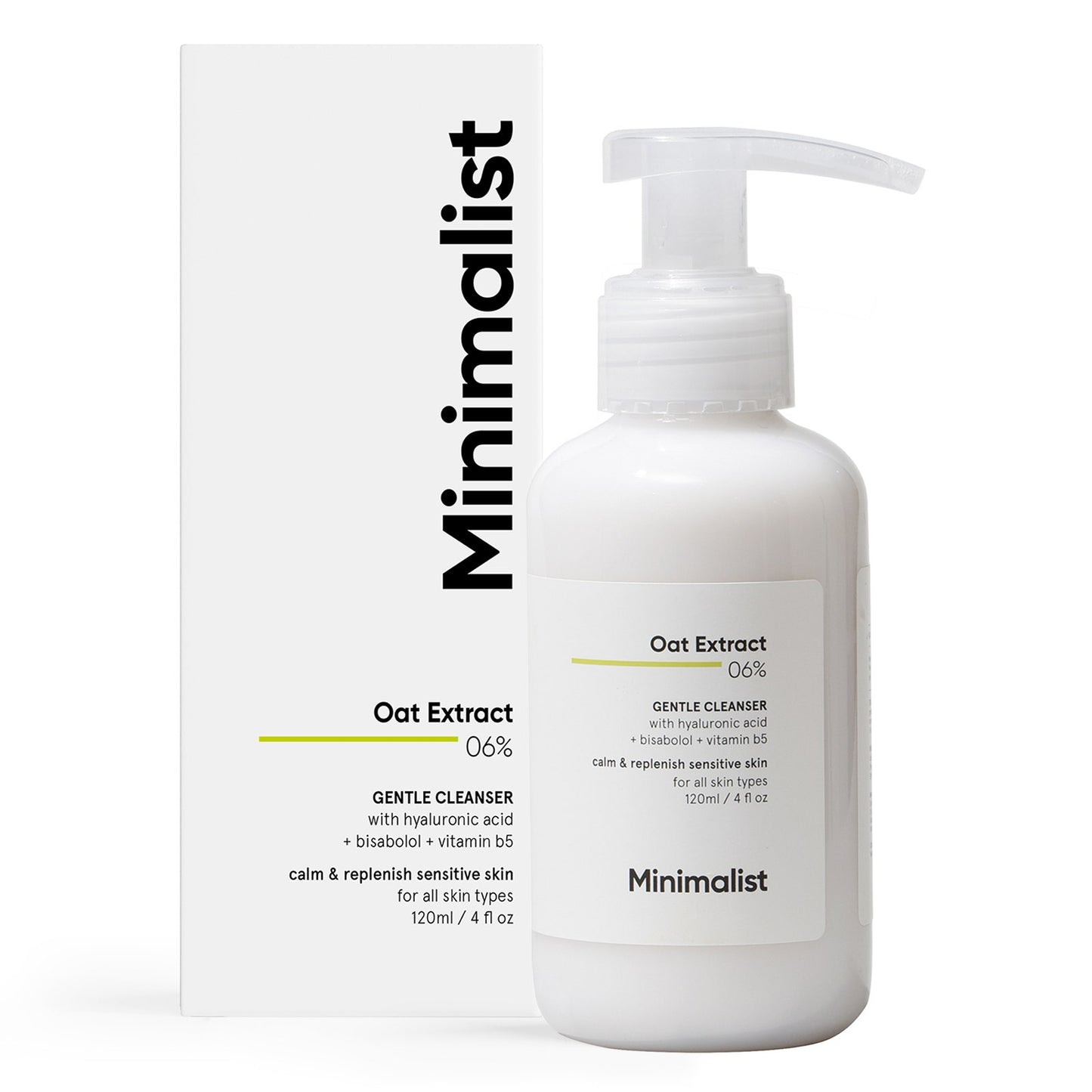 Minimalist Oat Extract 06% Cleanser 120Ml