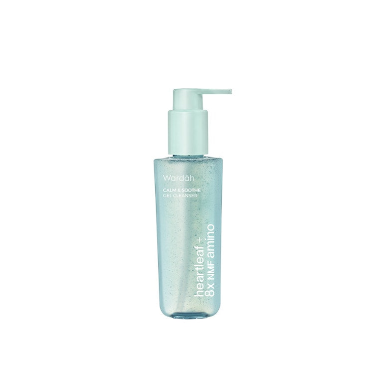 Wardah Heartleaf + 8X Nmf Amino Calm & Soothe Gel Cleanser 120 Ml