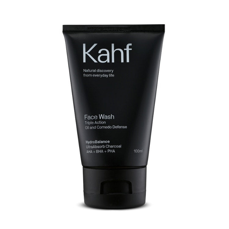 Kahf Triple Action Oil And Comedo Defense Face Wash 100Ml