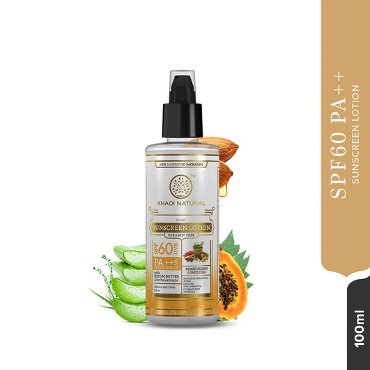 Khadi Natural SPF 60 Moisturing Sunscreen Lotion