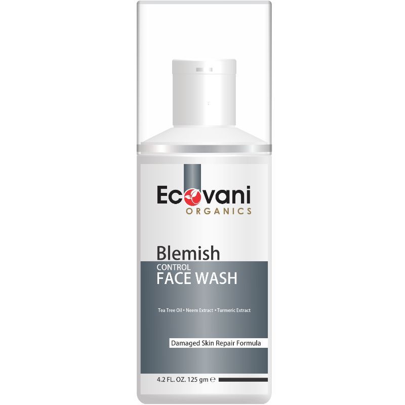 ECOVANI Blemish Control Face Wash - Damaged Skin Repair Formula Helps Remove Blemish Scars