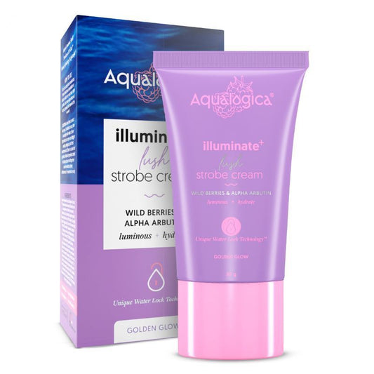 Aqualogica Illuminate+ Lush Strobe Cream With Wild Berries And Alpha Arbutin