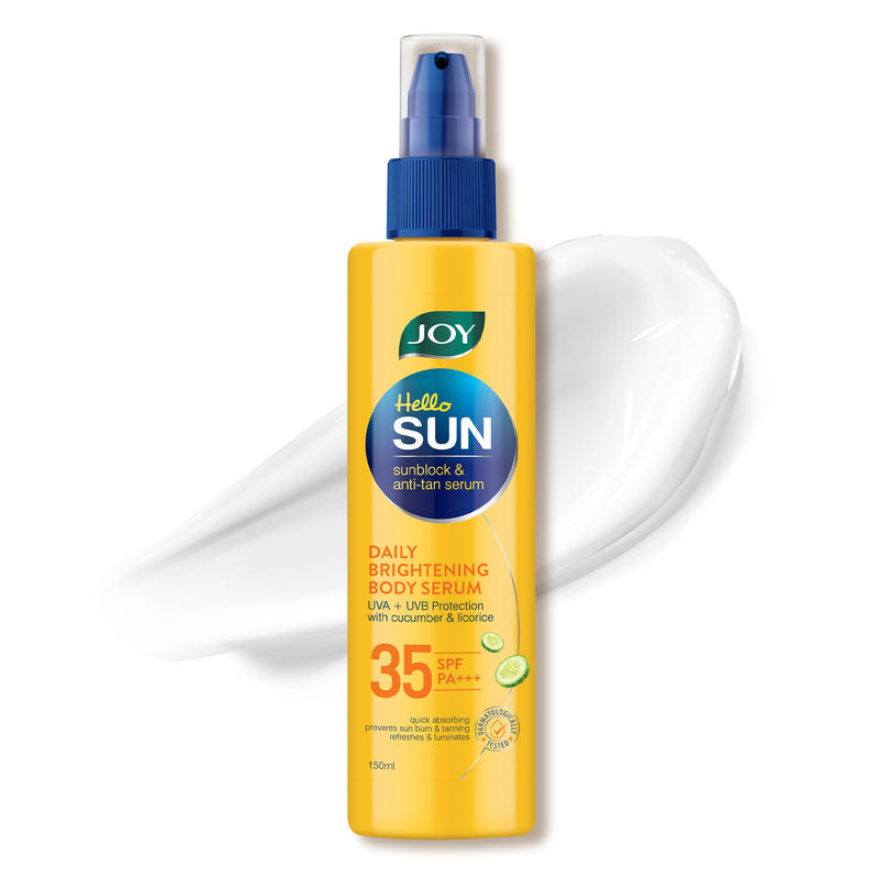 Joy Skin Brightening Body Sunscreen Lotion with SPF 35+++ for UV & Tan Protection