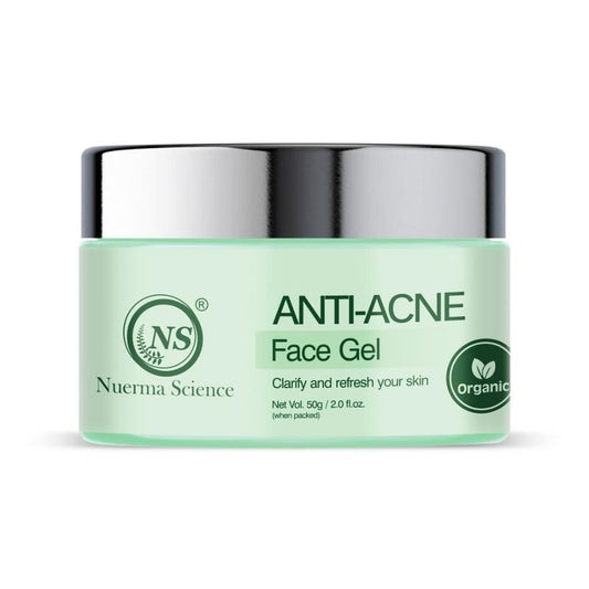 Nuerma Science Anti-Acne Face Gel enriched with Neem, Tulsi, Tea Tree Oil for Anti Acne