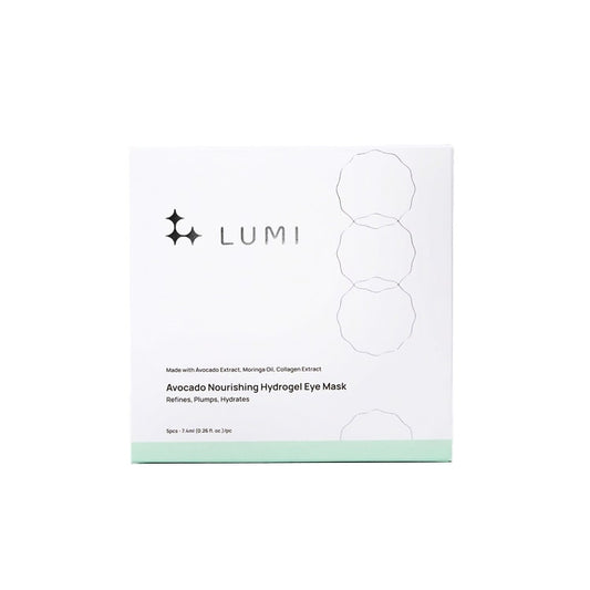 Lumi Avocado Nourishing Hydrogel Eye Mask 5Pcs