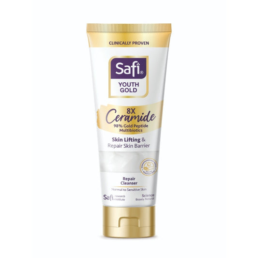 Safi Youth Gold 8X Ceramide Repair Cleanser 100G