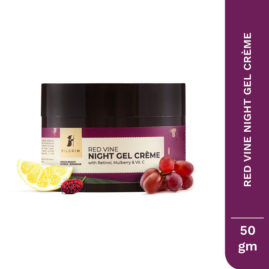 Pilgrim Red Vine Night Gel Creme with Retinol Mulberry & Vitamin C