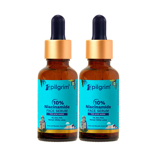 Pilgrim 10% Niacinamide Face Serum For Acne Marks - Pack Of 2