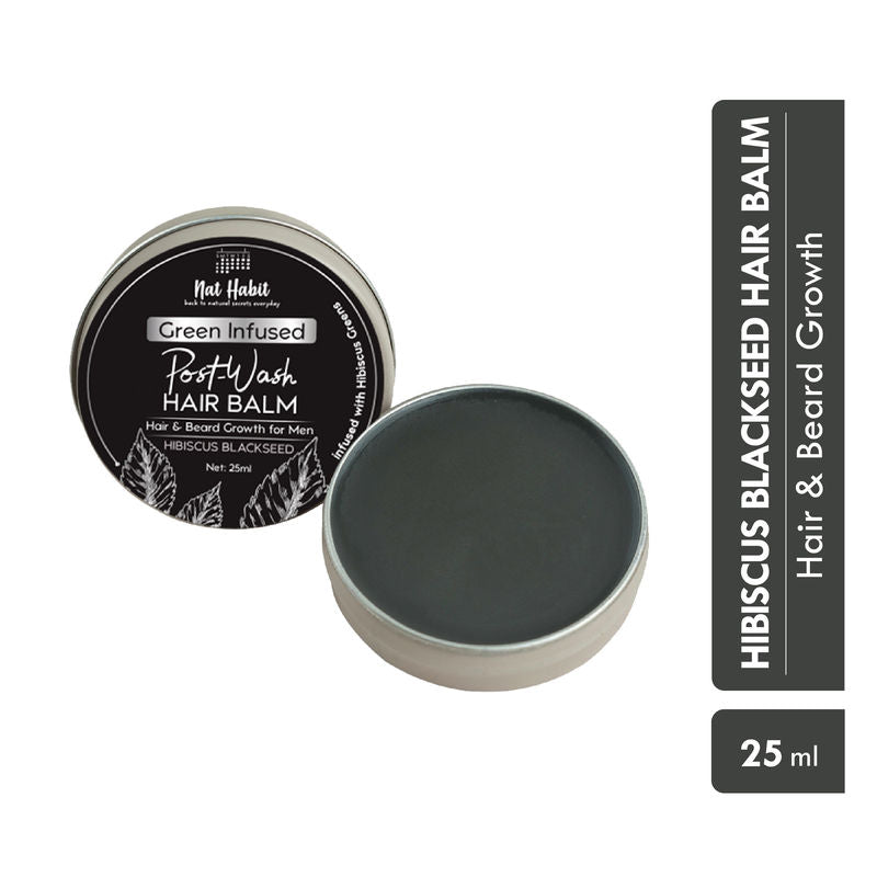 Nat Habit Green Infused Post-Wash Hair Balm - Hibiscus Blackseed