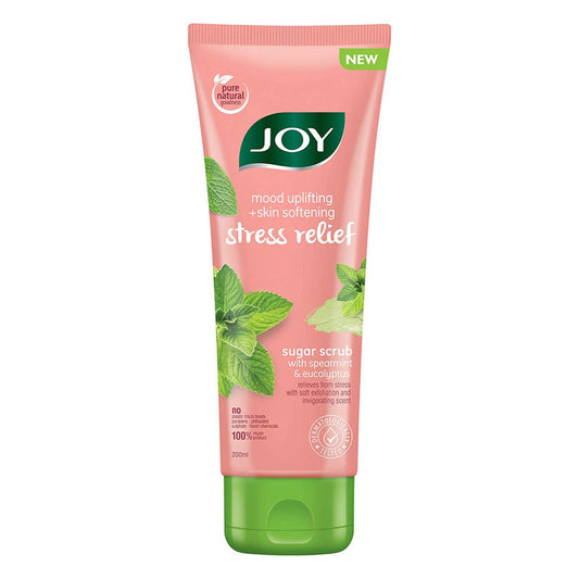 Joy Spearmint & Eucalyptus Face & Body Scrub To Uplifts Mood, Softens Skin & Relieves Stress