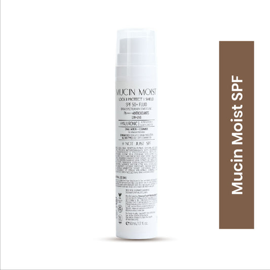 Personal Touch Mucin Moist Fluid Sunscreen SPF 50+ PA+++ UVA/UVB To Minimizes Pores