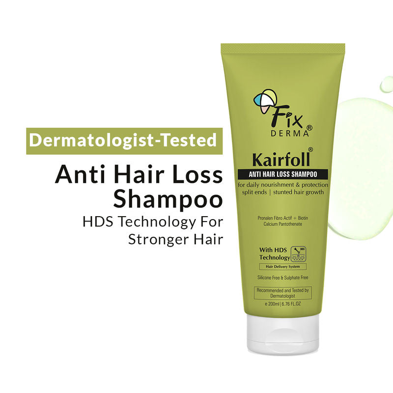 Fixderma Kairfoll Anti Hair Loss Shampoo Anti Hair Fall Shampoo
