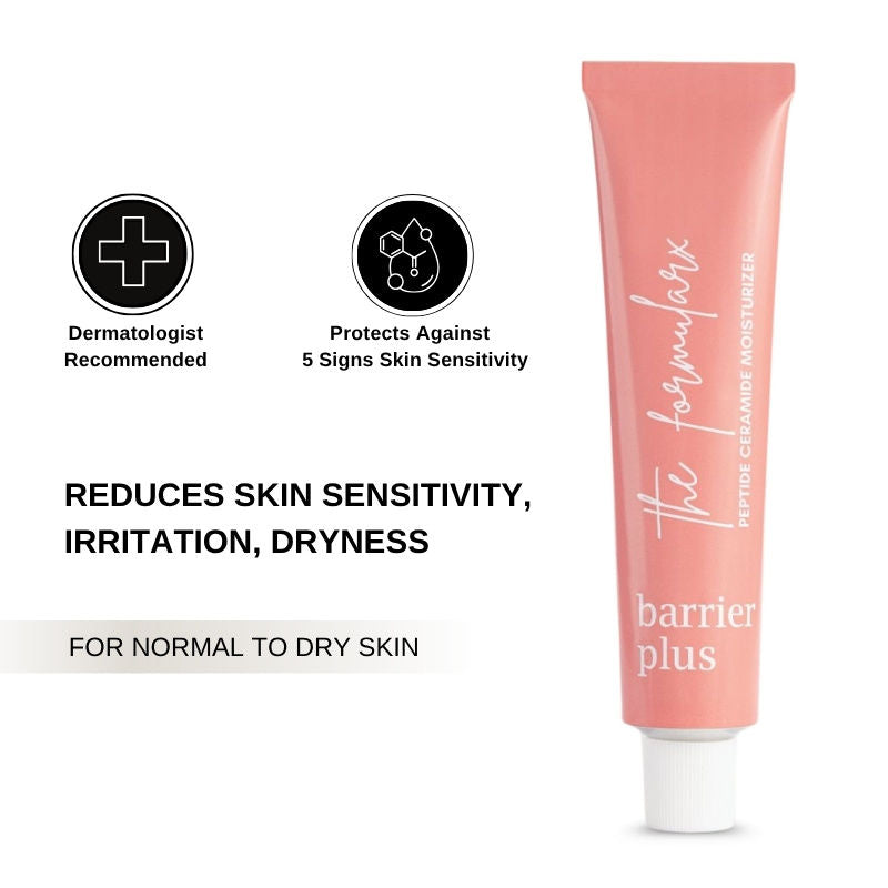 The Formularx Barrier Plus Peptide Ceramide Moisturizer For Dry, Normal, & Sensitive Skin