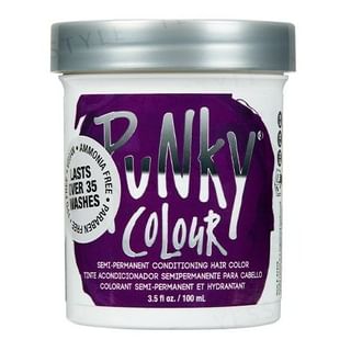 Punky Colour Semi-Permanent Conditioning Hair Color Purple 100ml