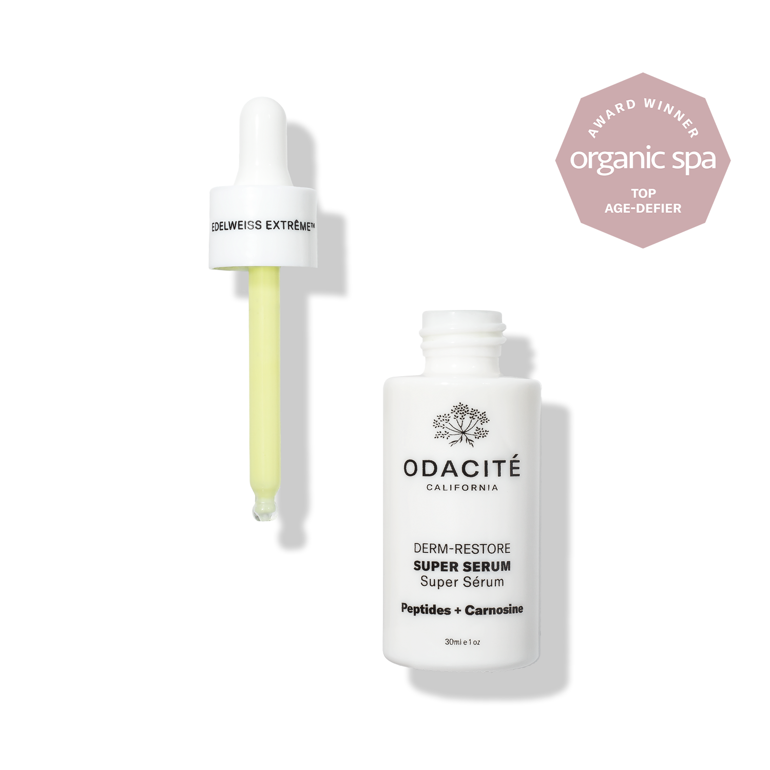Derm-Restore Super Serum • Edelweiss Extrême® • Peptides + Carnosine